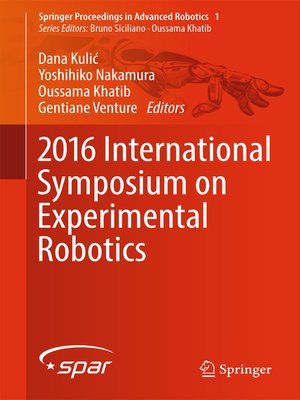 cover image of 2016 International Symposium on Experimental Robotics